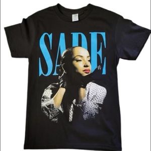 Sade black tshirt unisex R&B pop hiphop tee